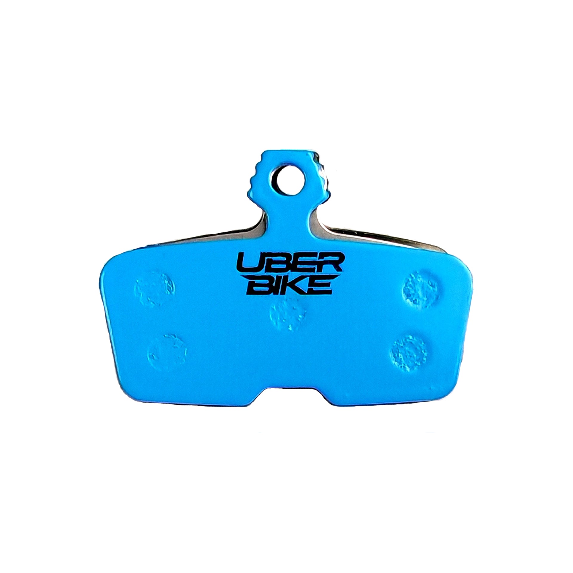 SRAm Motive brake pad inserts with 'UberBike' branding on a white background.