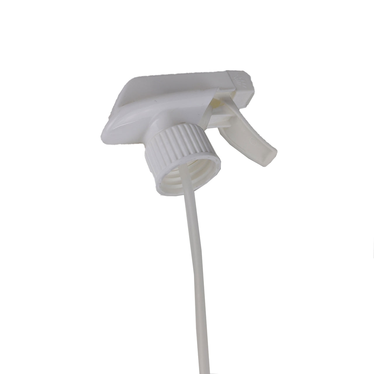 White spray nozzle on a white background